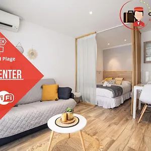  Appartement Cosy Center - Rue D'antibes - 200m Plage- Clim - Wifi - Unique